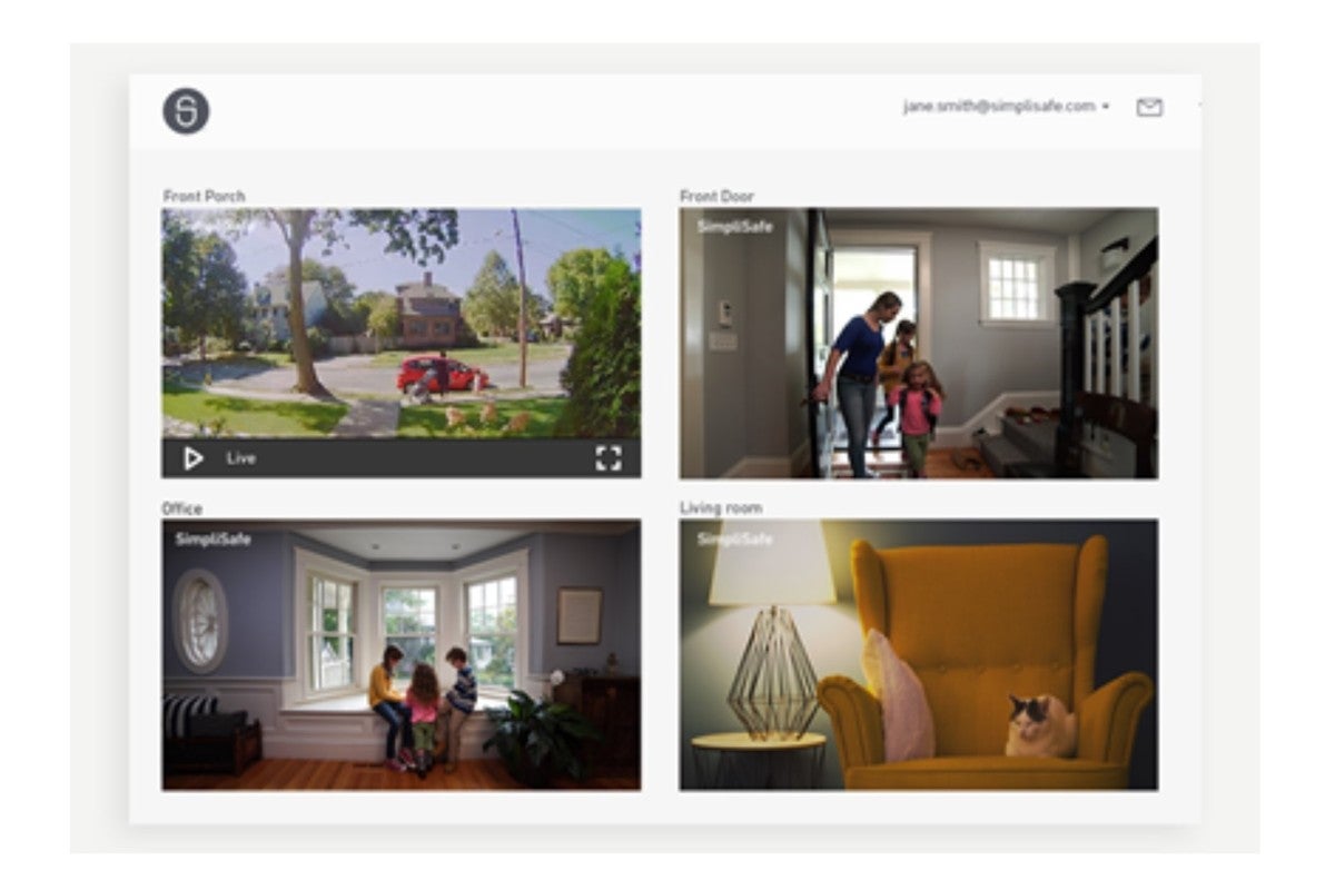simplisafe multifeed view