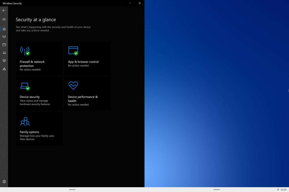 Microsoft windows 10x windows security