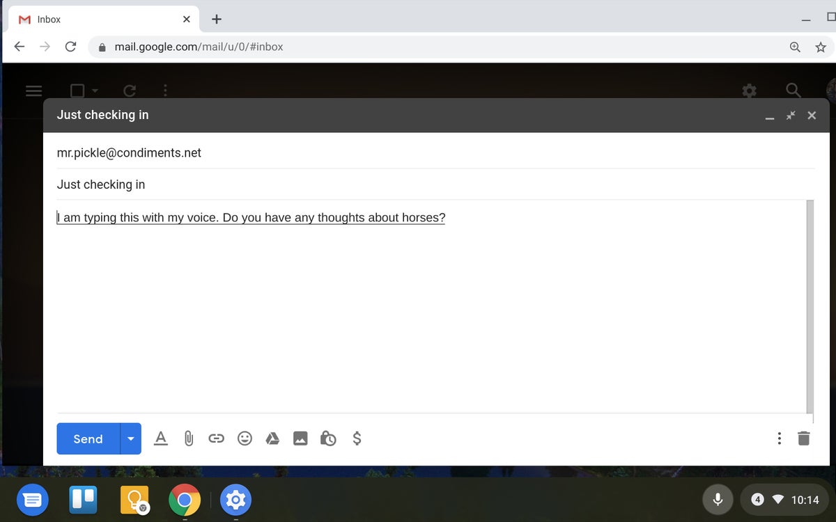 Chrome OS Features: Voice Typing