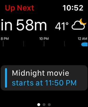 fantastical 3 apple watch up next