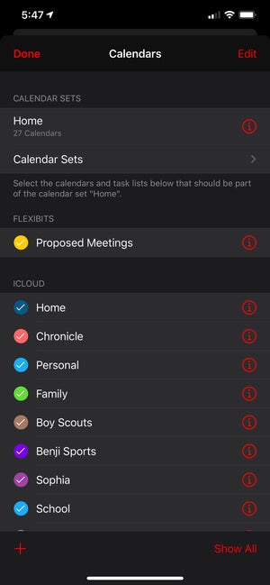 fantastical 3 iphone calendars