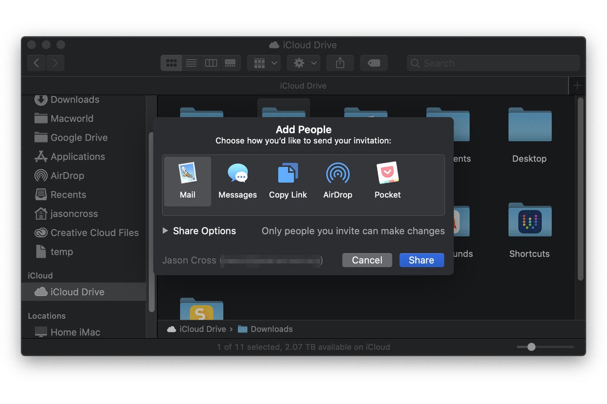 how to download icloud folder to mac