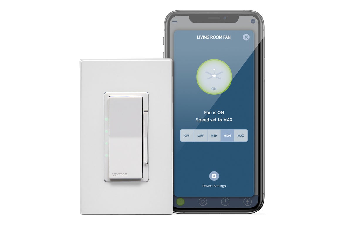 Leviton Decora Smart Wi Fi 4 Speed Fan Controller Review No Hub Required Techhive