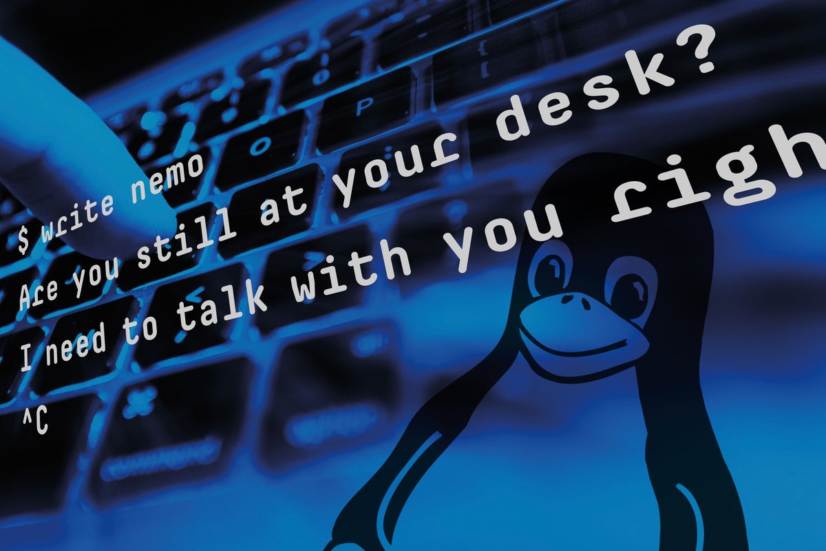 Communicating With Other Users On The Linux Command Line Network World Communicating With Other Users On The Linux Command Line Network World