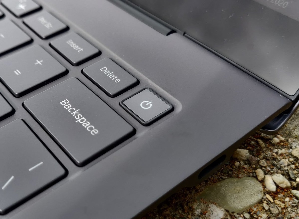 Samsung Galaxy Book S power button fingerprint reader