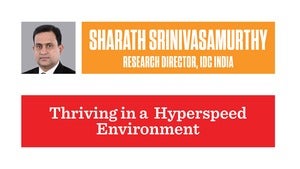 Sharath Srinivasamurthy, Research Director – Software, Services and ICT Practices, IDC India