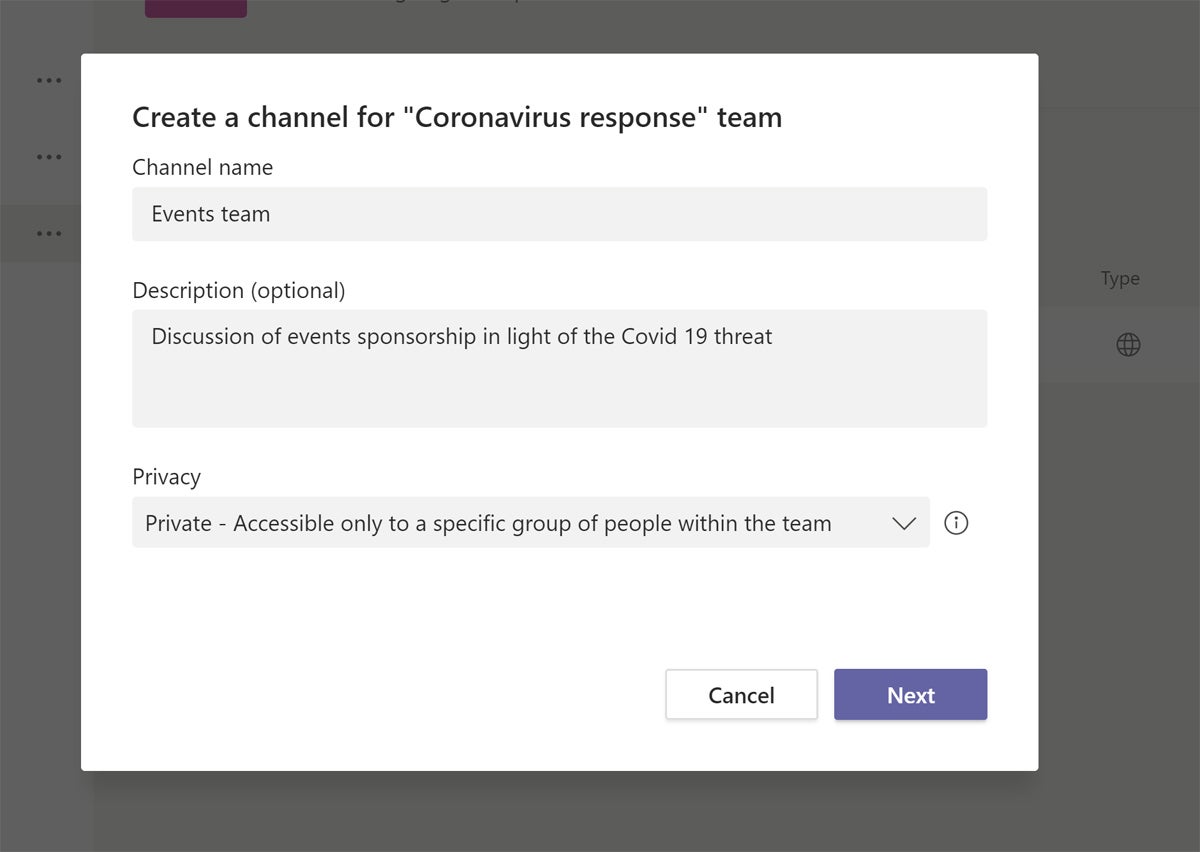 teams cheat sheet 05 private channel