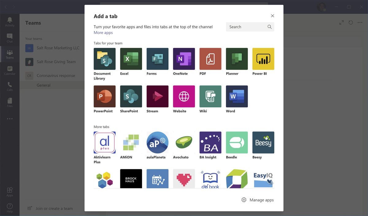 teams cheat sheet 08 add tab