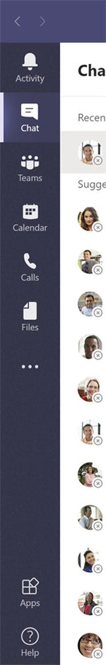 teams cheat sheet 10 nav bar