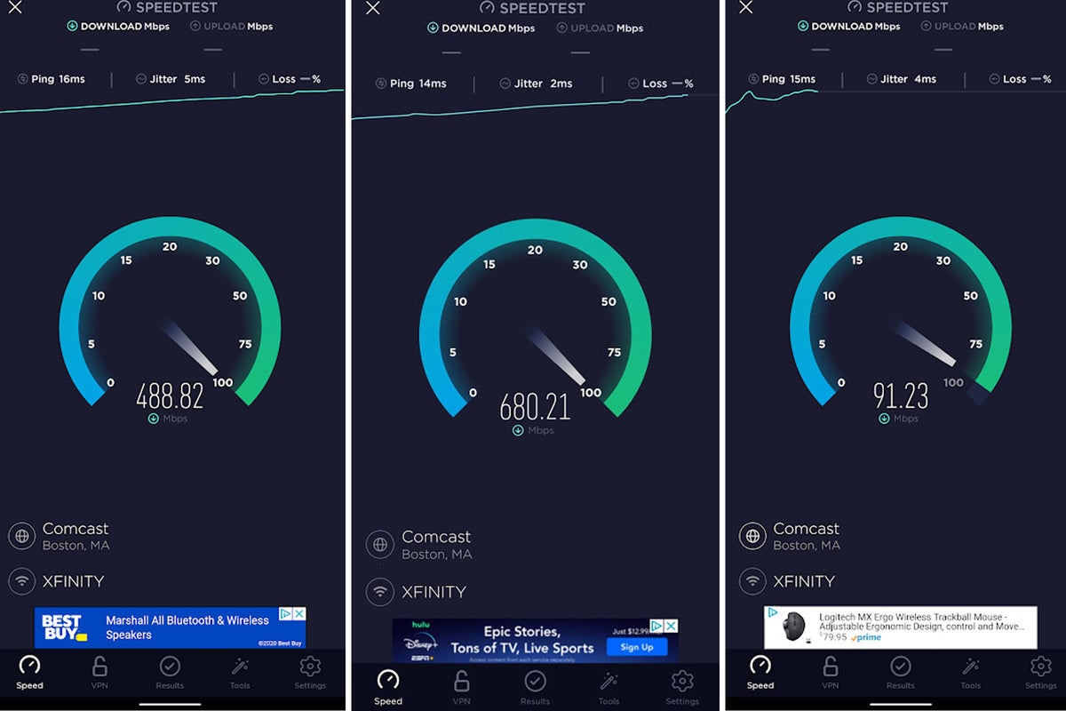wifi 6 speed tests