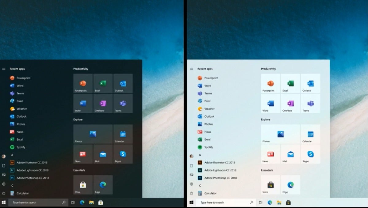 Microsoft windows 10 icons