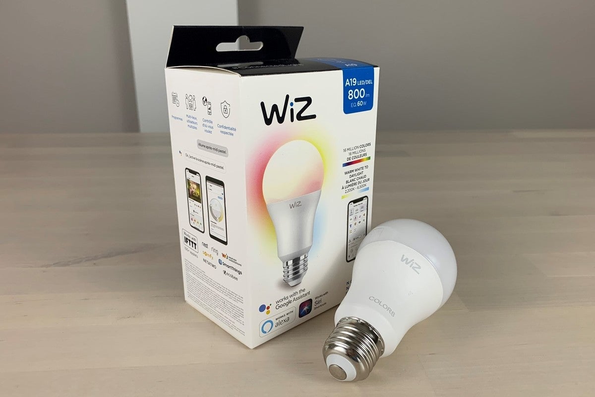 Wiz Connected Color And Tunable White A19 Bulb Review A Colorful Wi Fi Smart Bulb That Won T Break The Bank Techhive