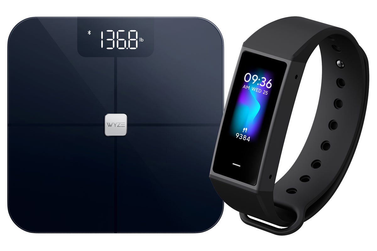 fitbit watch and scale