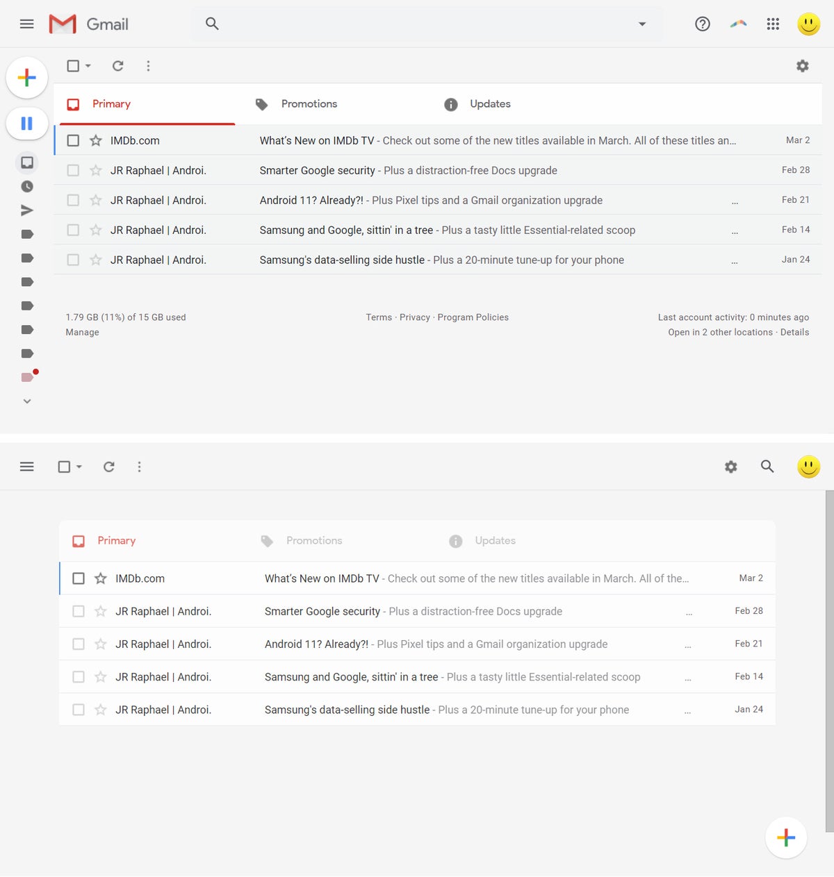 08 simplify gmail before and after