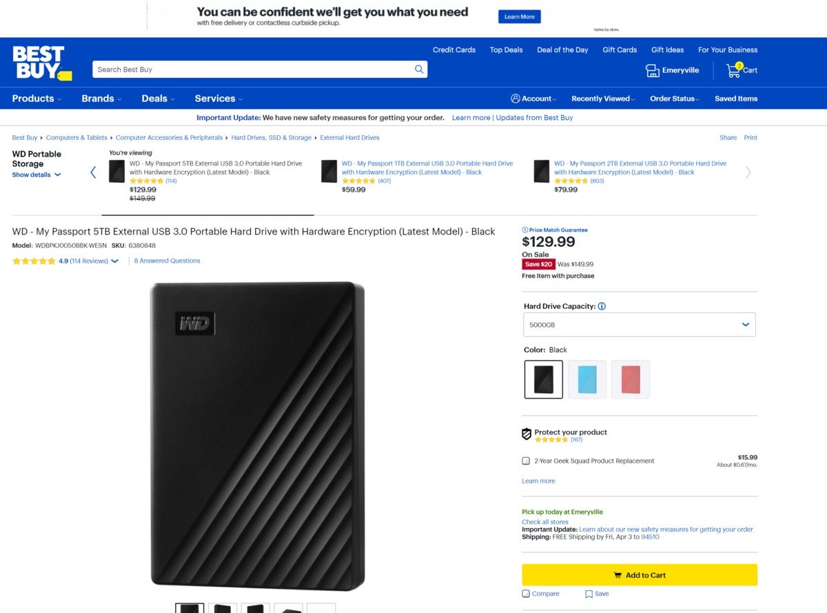 best buy external hard drive