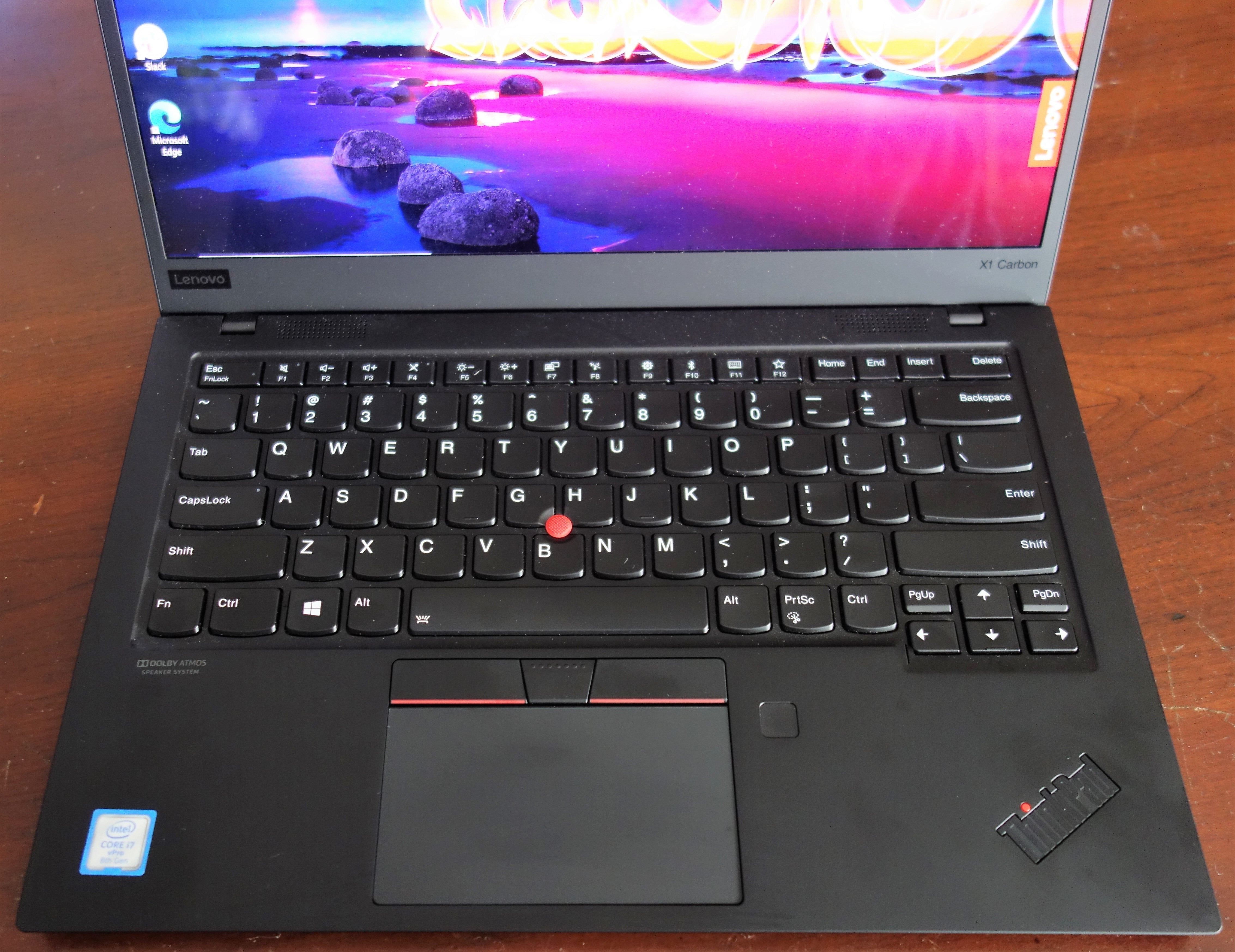 what is the red button on lenovo laptops