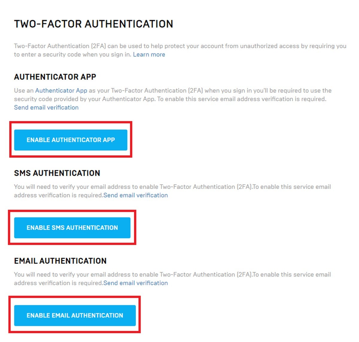 Epic Games Authenticator App