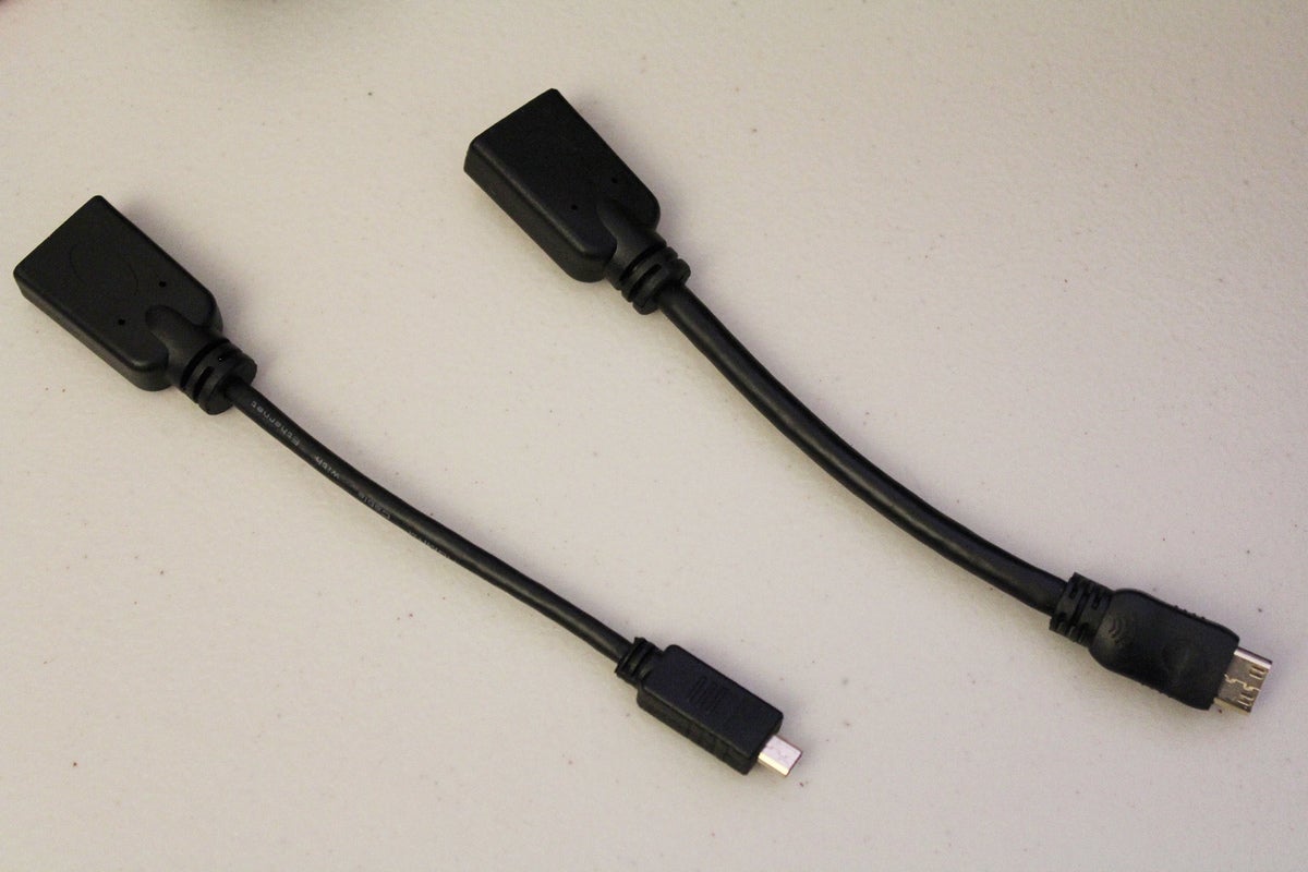 Mini- and micro-HDMI adapters