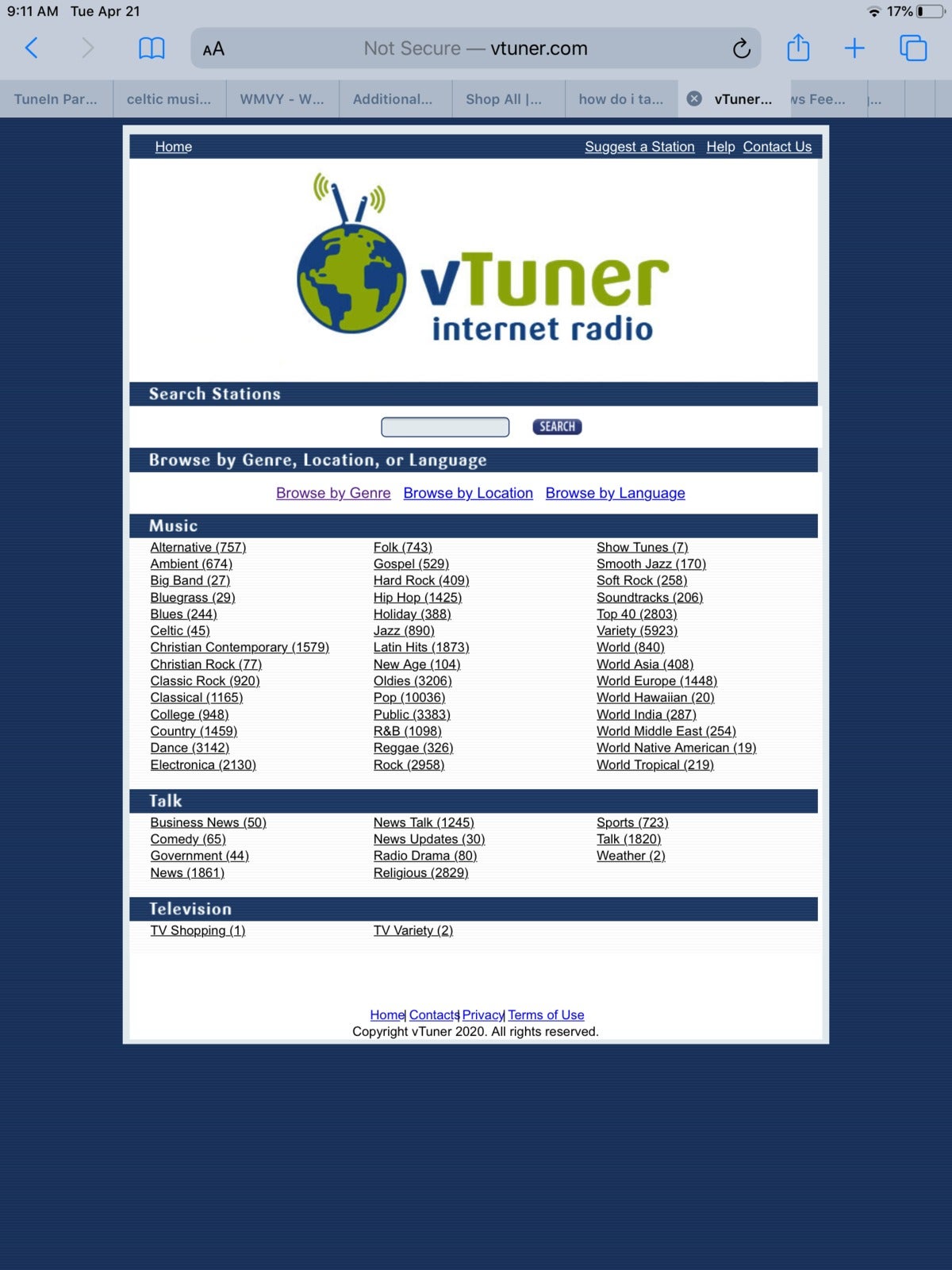 internet radio vtuner 3