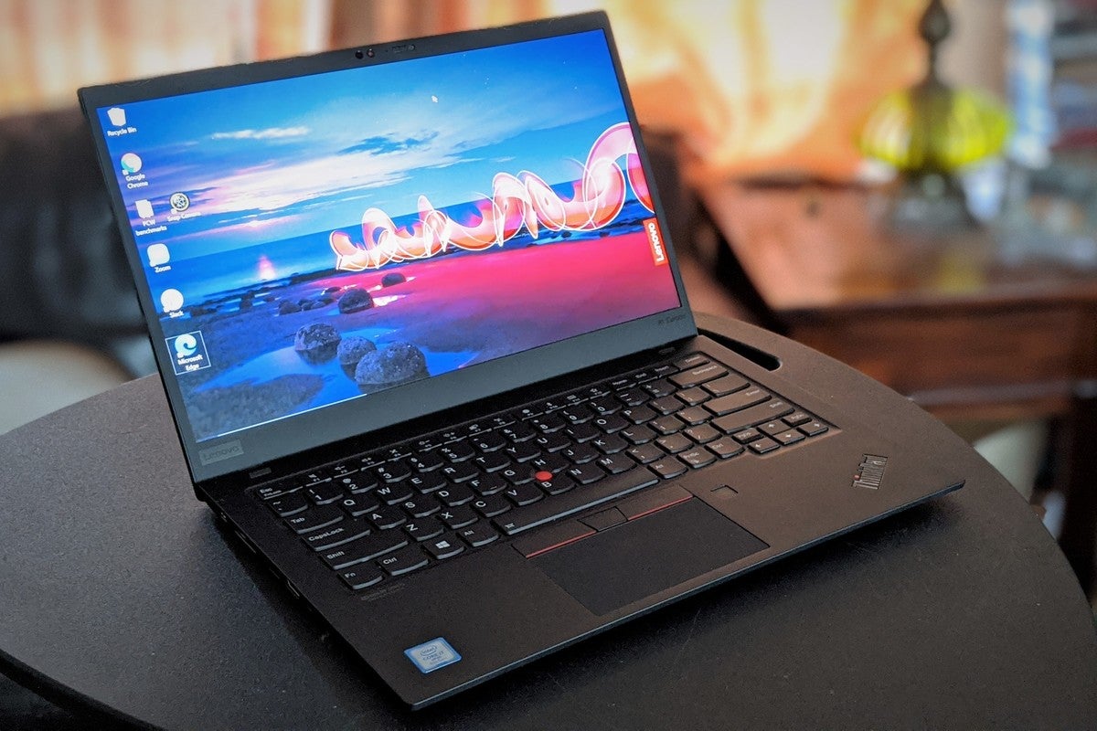 Test du Lenovo ThinkPad X1 Carbon 7e génération l'écran 4K est une