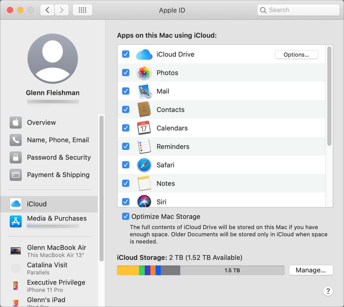 view mac hard drive space usage