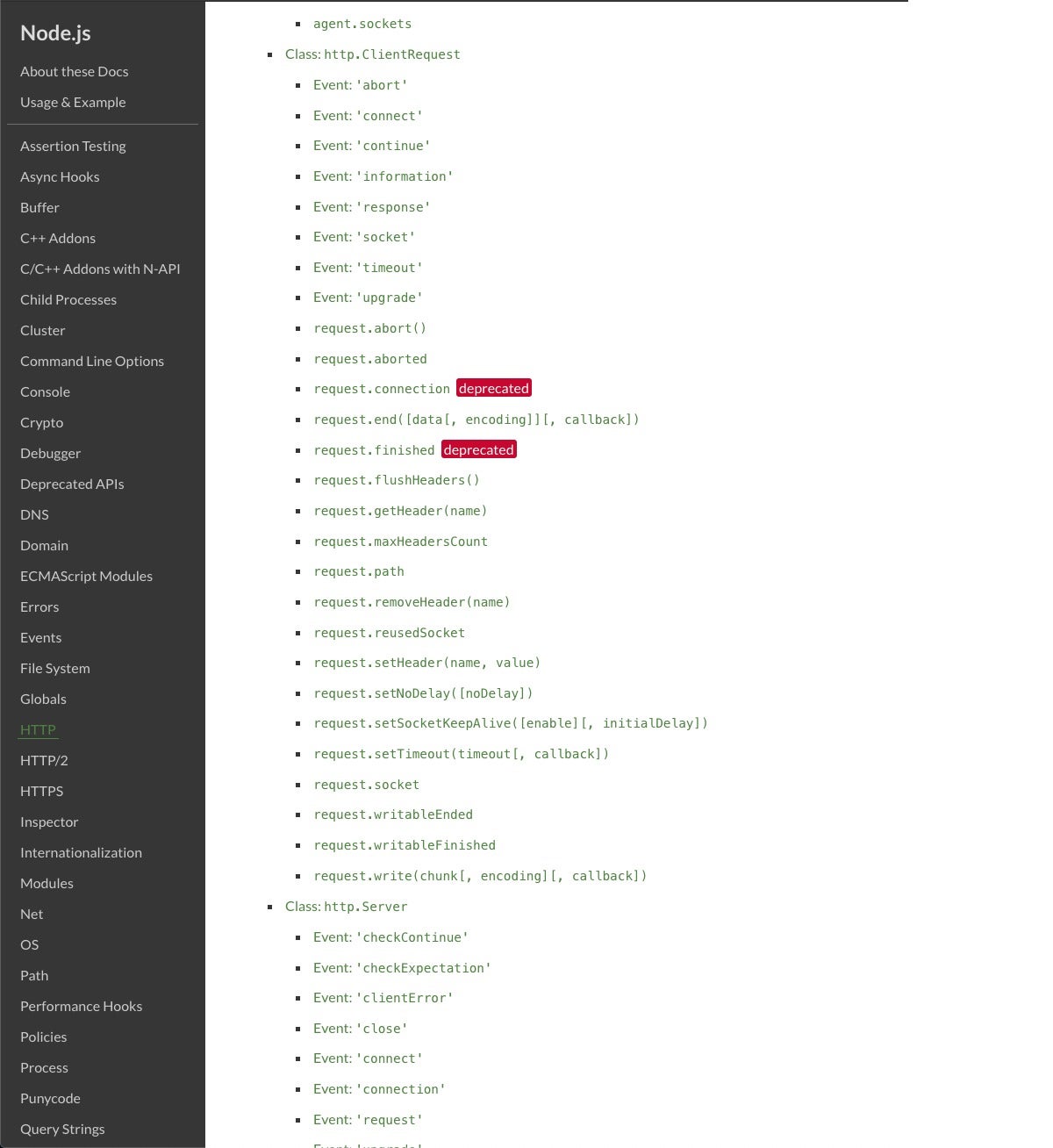 node js http client