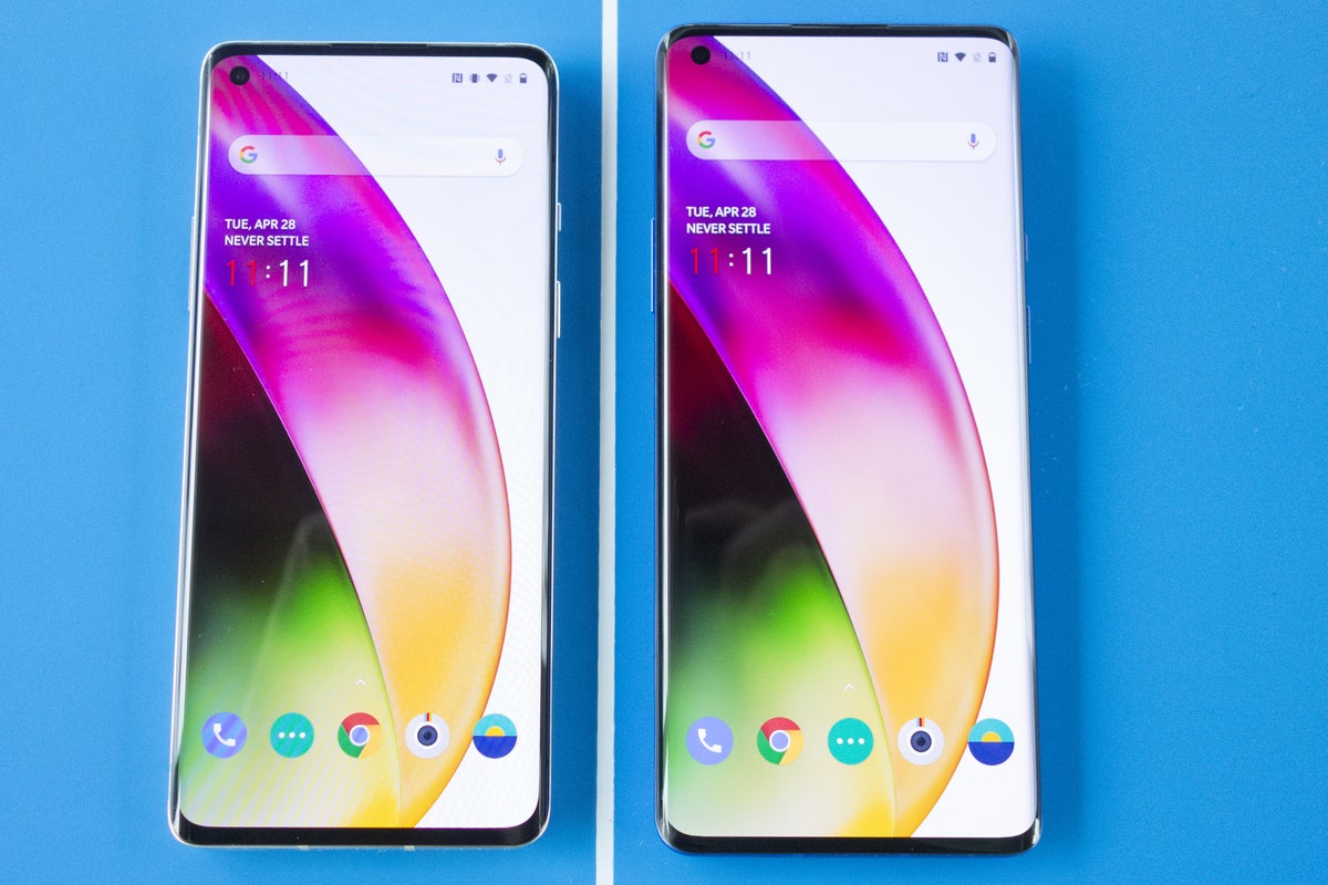 oneplus 8 screens