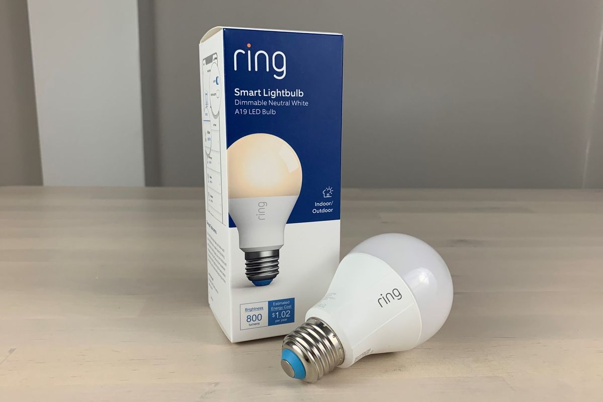 Light Bulb Rings Ring A19 Smart LED Bulb review: Ring dips its toe into traditional smart  bulbs | TechHive
