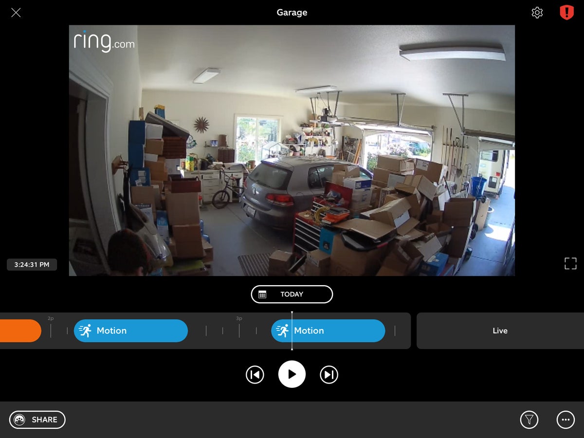 ring indoor cam live view