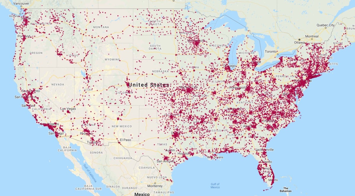 WhyHunger interactive meal site map