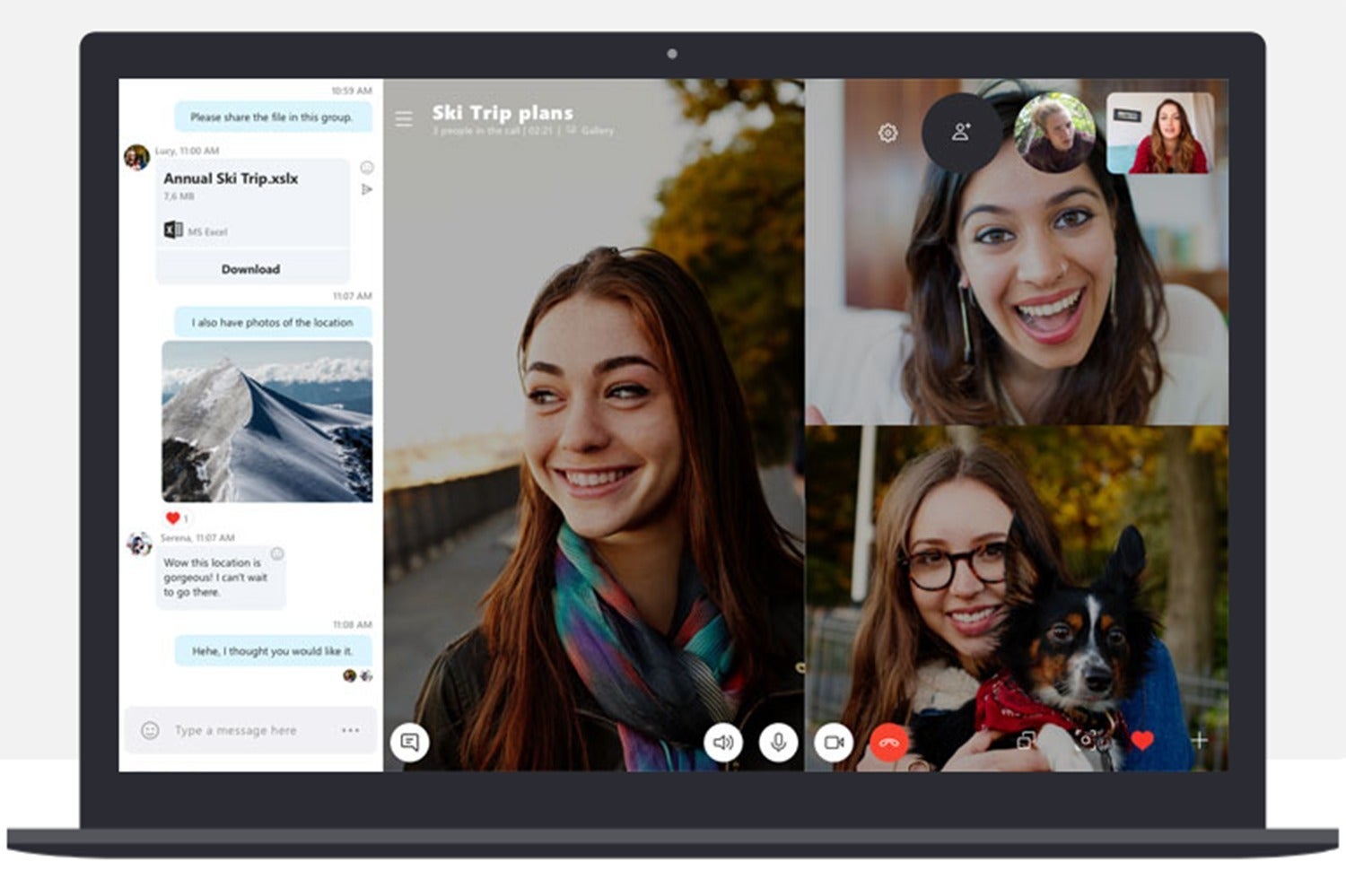 skype for mac multiple video conference