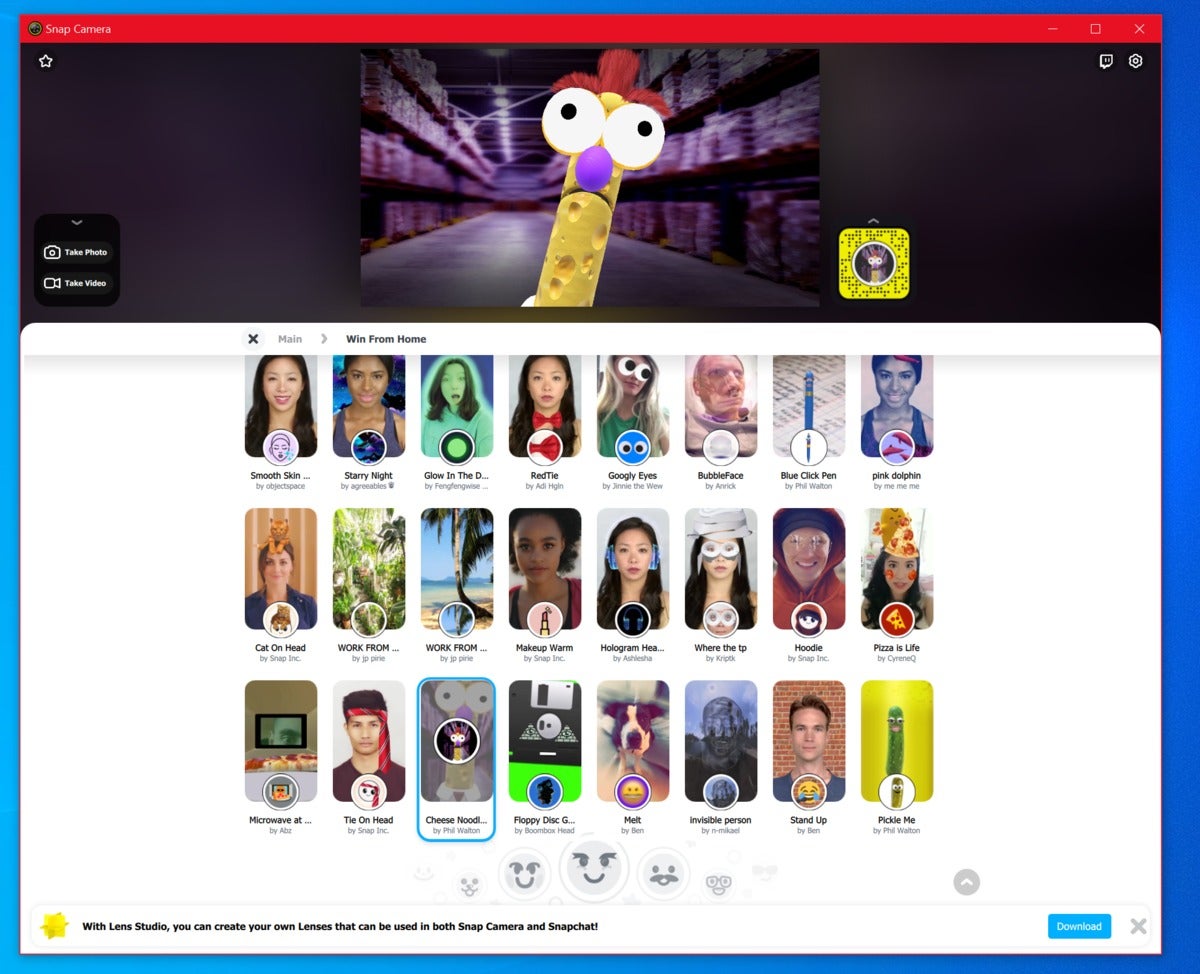 How To Use Snap Camera To Transform Yourself In Zoom Skype And Teams Calls Pcworld