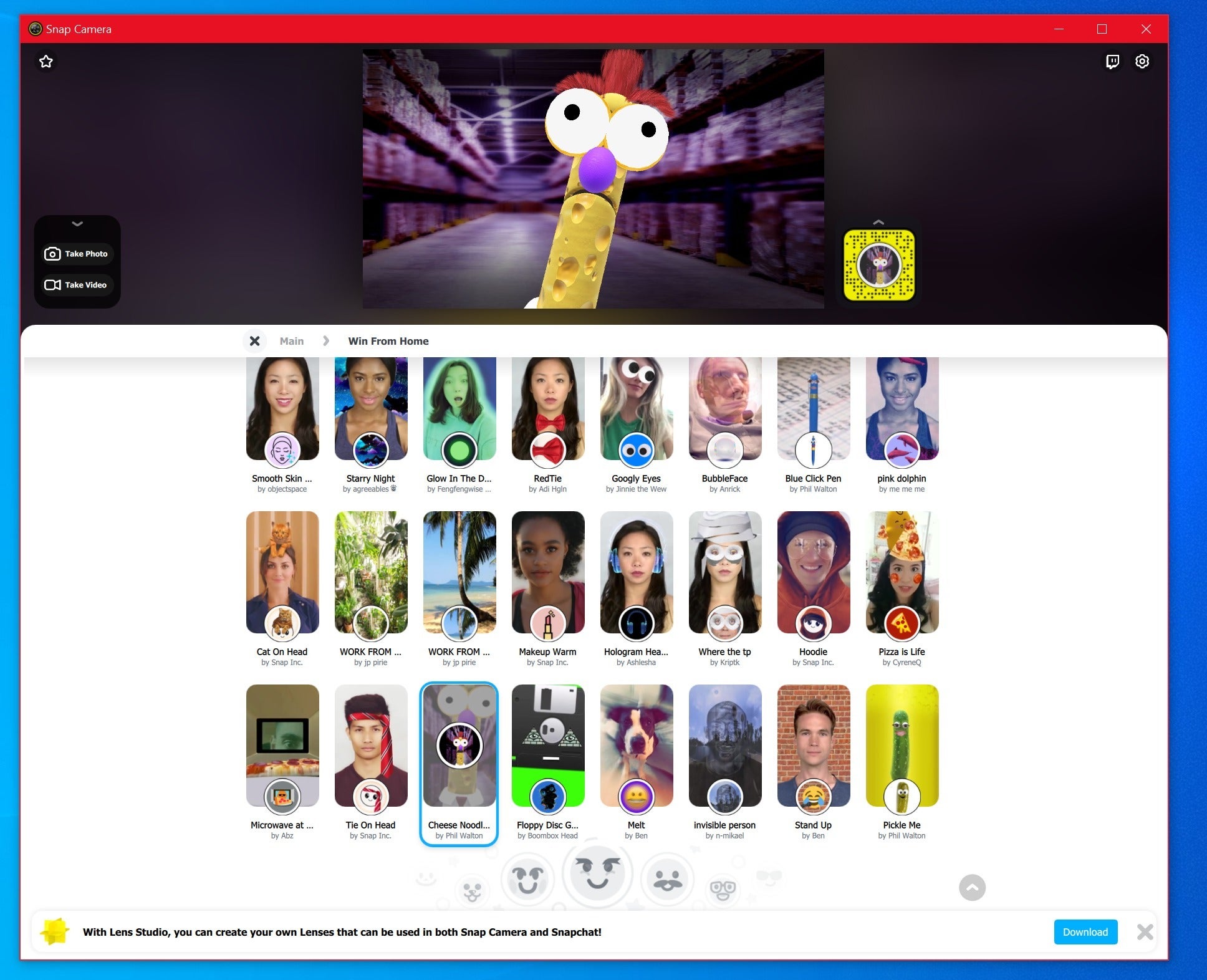 How to use Snap Camera to transform yourself in Zoom, Skype, and Teams
