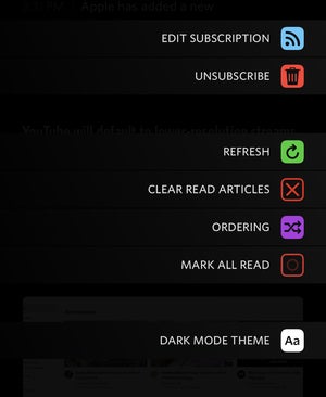 unread 2 iphone edit subscription