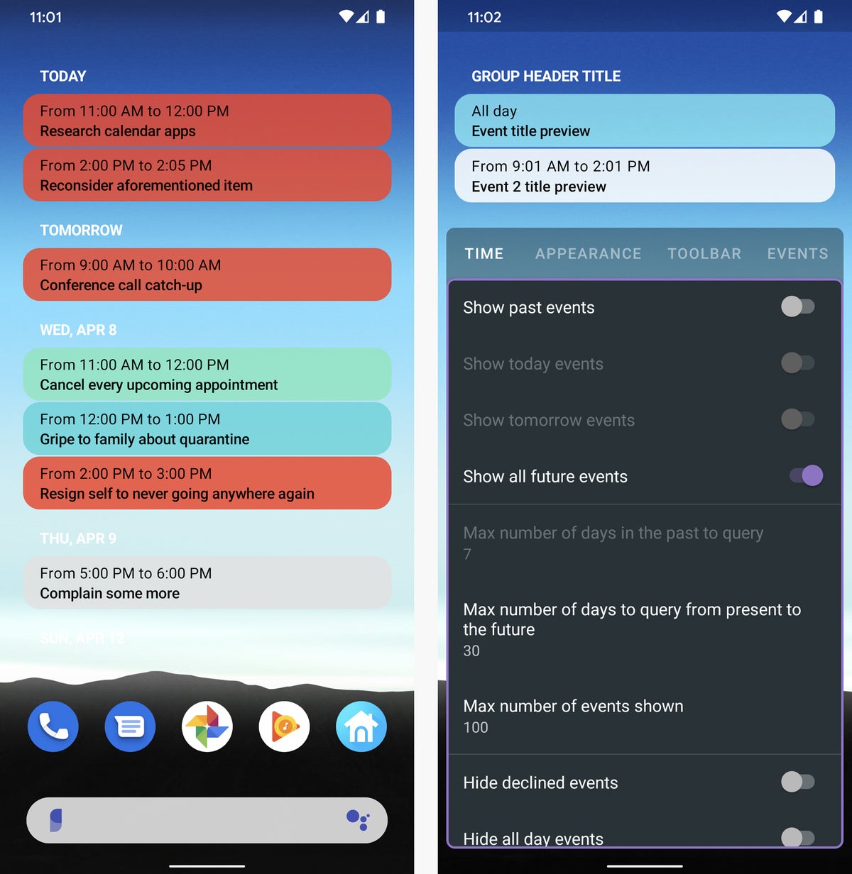 Best android calendar and task app gloascse