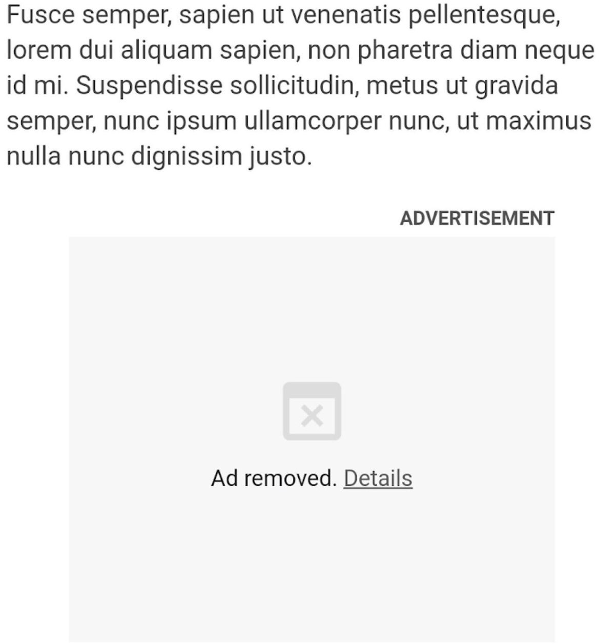 chrome abusive ad