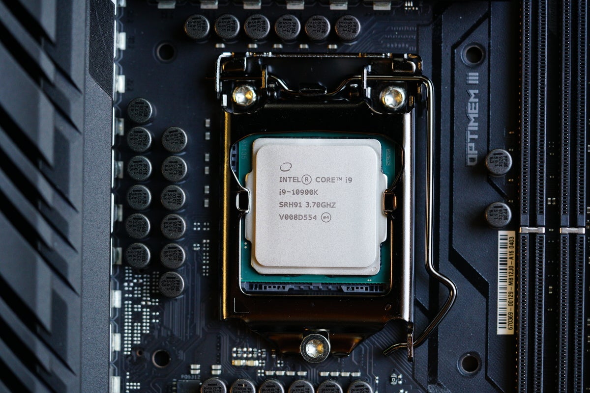Intel Core i9 10900K 1x1 Chrome Effect Domed Case Badge