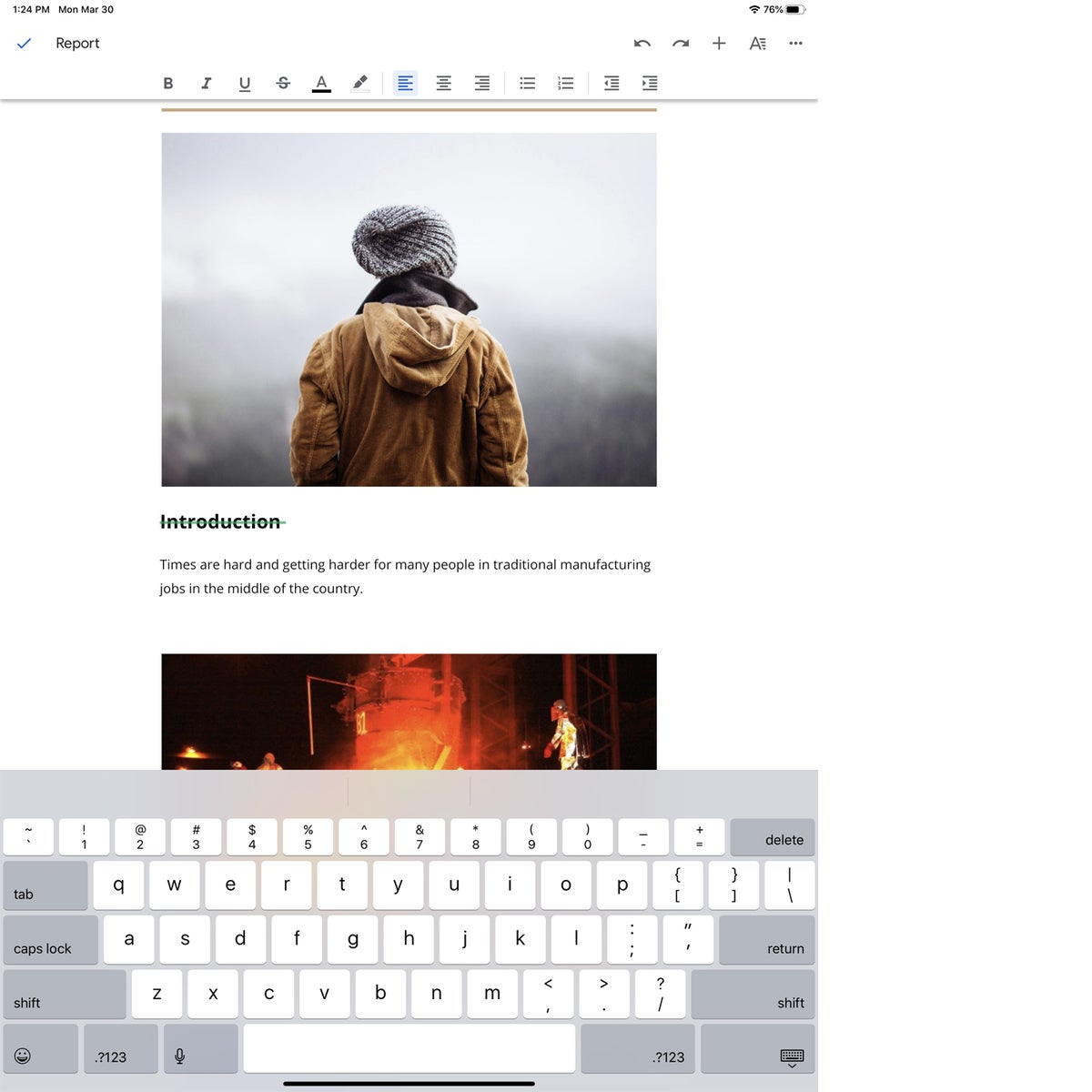 google docs 6 ipad