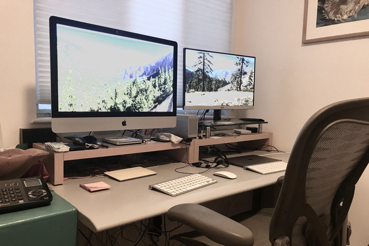 home office ideal setup angle