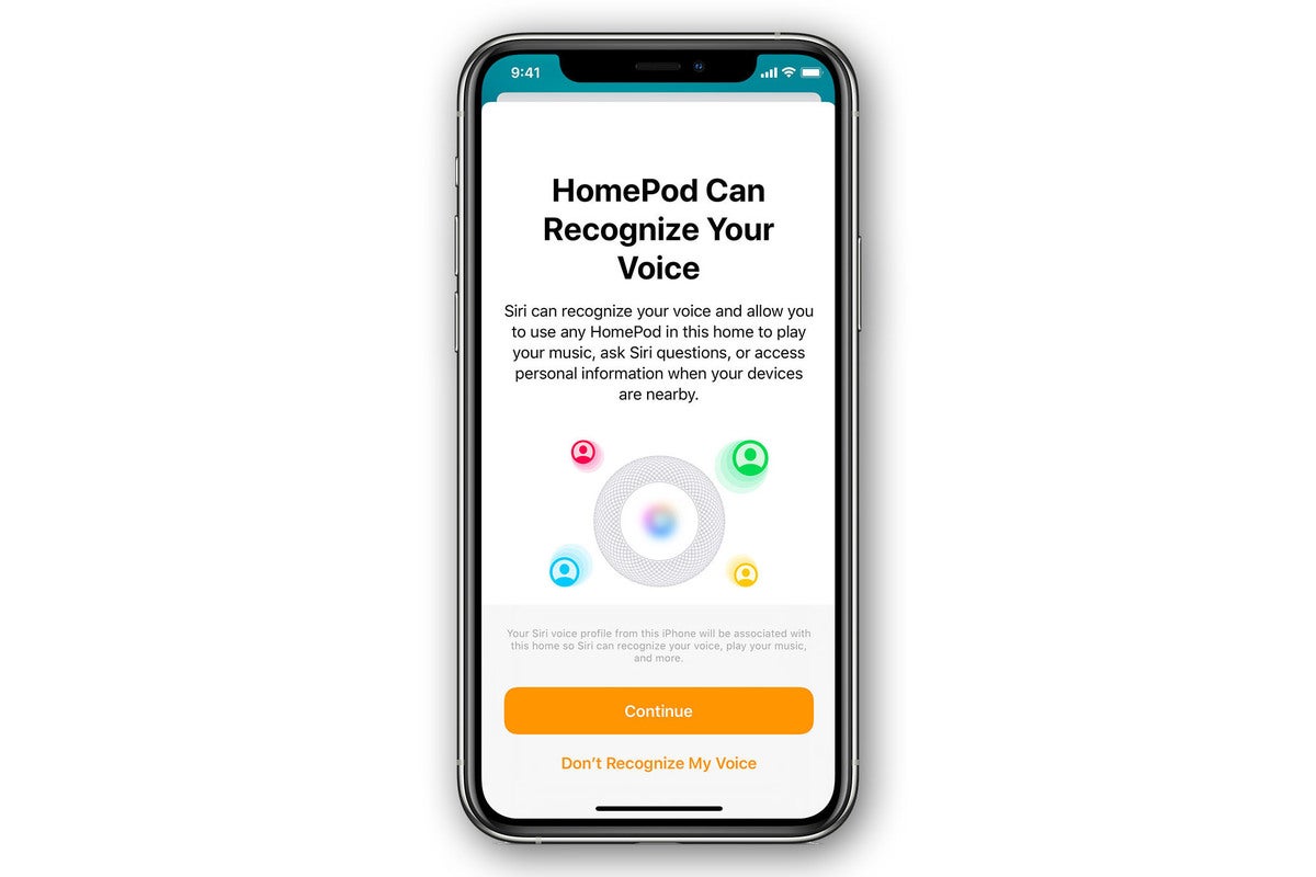 Homepod голос распознает