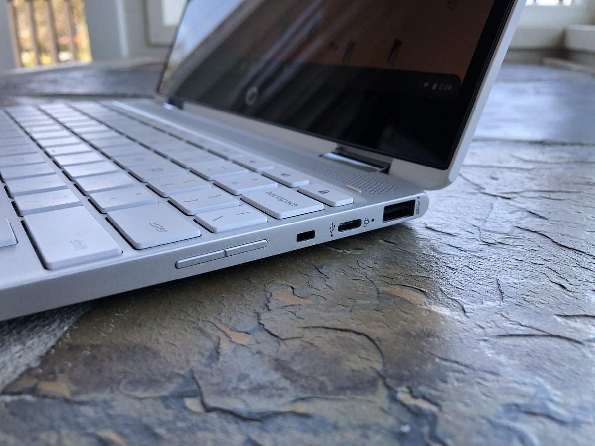 hp chromebook x360 12b right side