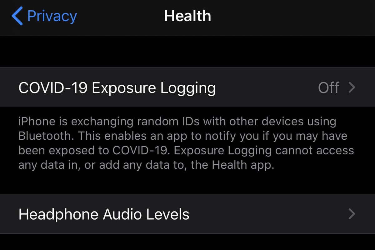 ios 13 5 covid settings