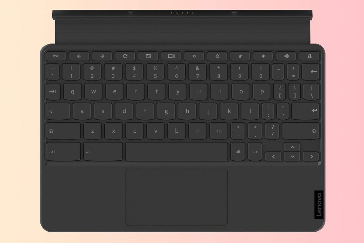 lenovo ideapad chromebook duet top view keyboard2