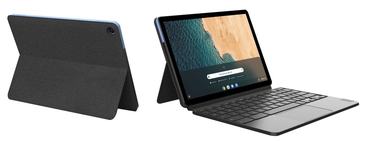 lenovo ideapad duet chromebook back and front