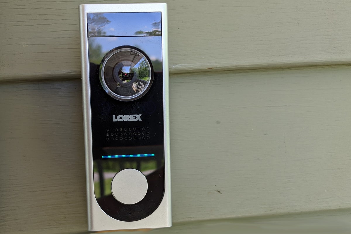 lorex video doorbell installed