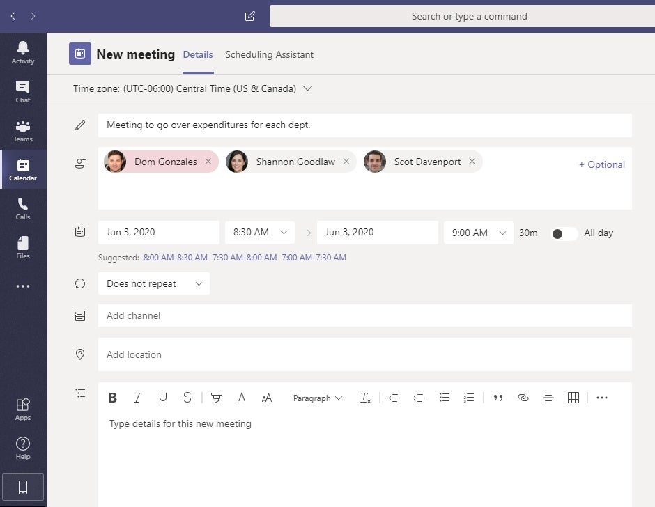 microsoft teams meeting how does it work