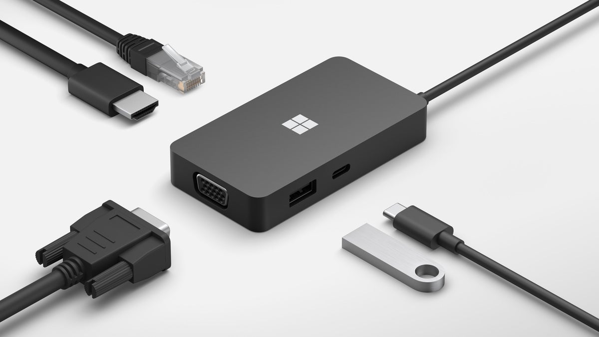 microsoft usb c travel hub