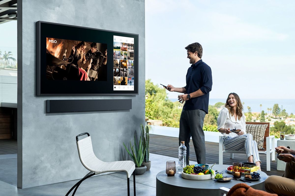 Samsung's new Terrace 4K QLED TV is designed for the great outdoors | TechHive