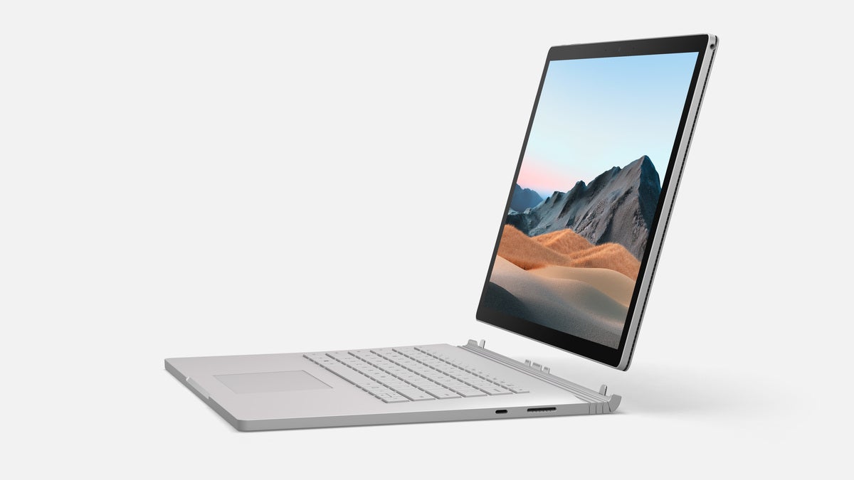 Microsoft surface book 3 side shot