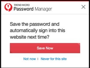 trend micro password manager extension